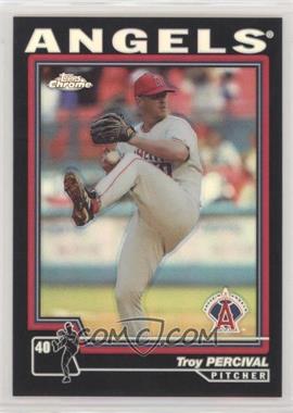 2004 Topps Chrome - [Base] - Black Refractor #284 - Troy Percival