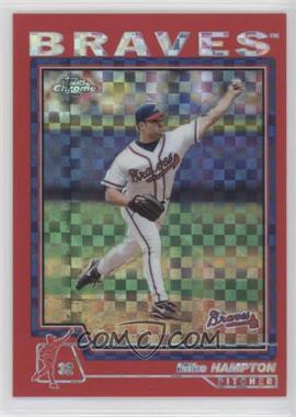 2004 Topps Chrome - [Base] - Red X-Fractor #104 - Mike Hampton