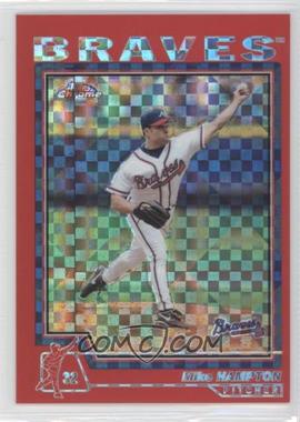 2004 Topps Chrome - [Base] - Red X-Fractor #104 - Mike Hampton