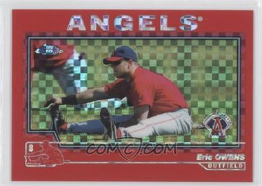 2004 Topps Chrome - [Base] - Red X-Fractor #124 - Eric Owens