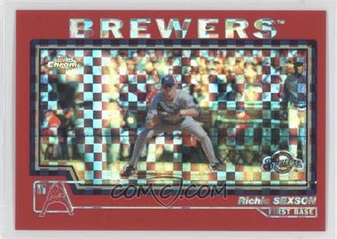 2004 Topps Chrome - [Base] - Red X-Fractor #29 - Richie Sexson