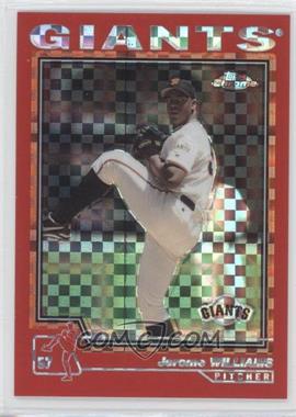 2004 Topps Chrome - [Base] - Red X-Fractor #323 - Jerome Williams
