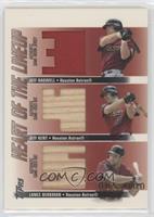 Jeff Bagwell, Jeff Kent, Lance Berkman #/100