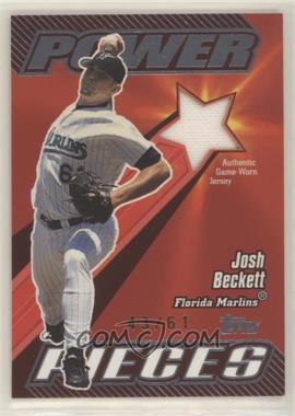 2004 Topps Clubhouse Collection - Power Pieces Relics #POP-JB - Josh Beckett /61