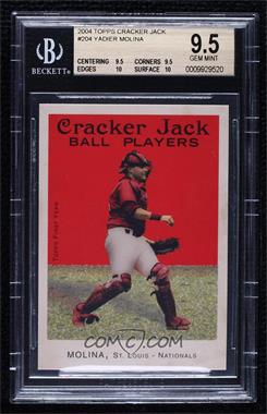 2004 Topps Cracker Jack - [Base] #204 - Yadier Molina [BGS 9.5 GEM MINT]