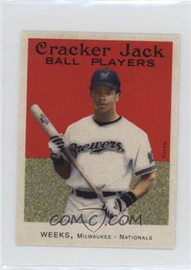 2004 Topps Cracker Jack - Stickers #195 - Rickie Weeks