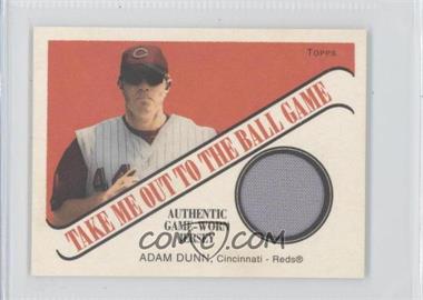 2004 Topps Cracker Jack - Take Me Out to the Ballgame Relics #TB-AD - Adam Dunn