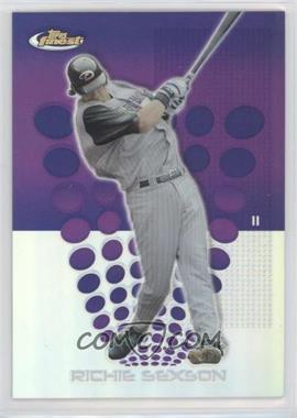 2004 Topps Finest - [Base] - Refractor #18 - Richie Sexson