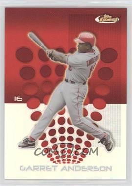 2004 Topps Finest - [Base] - Refractor #3 - Garret Anderson