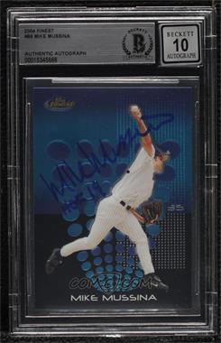 2004 Topps Finest - [Base] #88 - Mike Mussina [BAS BGS Authentic]