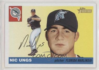 2004 Topps Heritage - [Base] #127 - Nic Ungs [Noted]