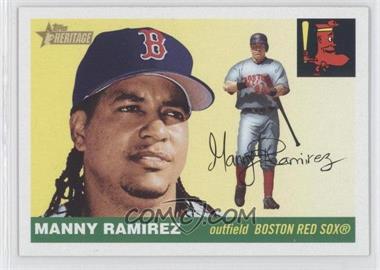 2004 Topps Heritage - [Base] #180.2 - Manny Ramirez (Yellow Background)