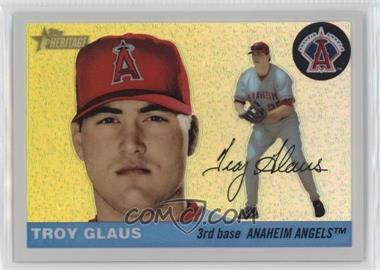 2004 Topps Heritage - Chrome - Refractor #THC6 - Troy Glaus /555