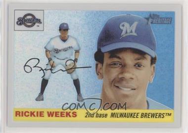 2004 Topps Heritage - Chrome - Refractor #THC60 - Rickie Weeks /555