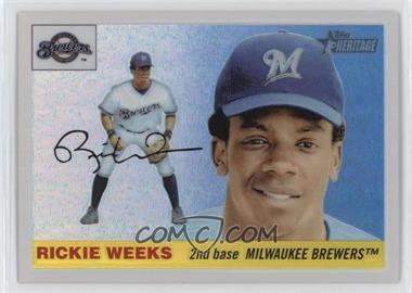 2004 Topps Heritage - Chrome - Refractor #THC60 - Rickie Weeks /555