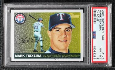 2004 Topps Heritage - Chrome #THC107 - Mark Teixeira /1955 [PSA 8 NM‑MT]