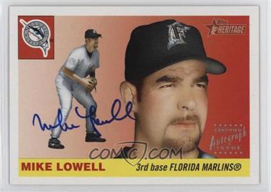2004 Topps Heritage - Real One Autographs #RO-ML - Mike Lowell