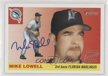 2004 Topps Heritage - Real One Autographs #RO-ML - Mike Lowell