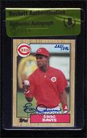 Eric Davis (1987) [BAS Beckett Auth Sticker] #/336