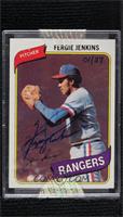 Fergie Jenkins (1980 Topps) [Buyback] #/37