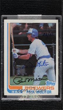 2004 Topps Originals Signature Edition - Buyback Autographs #PM82 - Paul Molitor (1982 Topps) /32 [Buyback]