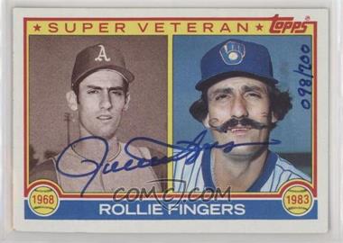2004 Topps Originals Signature Edition - Buyback Autographs #RF83 - Rollie Fingers (1983 Super Veterans) /200