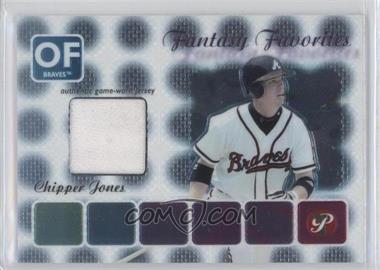 2004 Topps Pristine - Fantasy Favorites Relics #FF-CJ - Chipper Jones