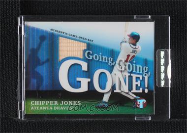 2004 Topps Pristine - Going, Going, Gone! Bat Relics - Refractor #GGG-CJ - Chipper Jones /25 [Uncirculated]