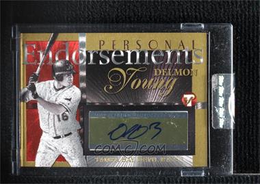 2004 Topps Pristine - Personal Endorsements Autographs - Gold #PEA-DY - Delmon Young /25 [Uncirculated]