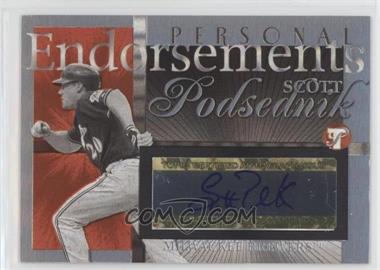 2004 Topps Pristine - Personal Endorsements Autographs #PEA-SP - Scott Podsednik