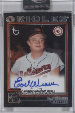 2004 Topps Retired Signature Edition - Autographs #TA-EW - Earl Weaver