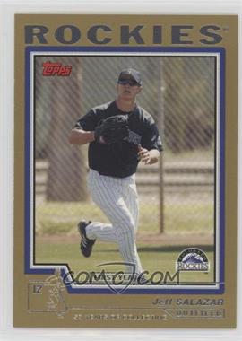 2004 Topps Traded and Rookies - [Base] - Gold #T186 - Jeff Salazar /2004