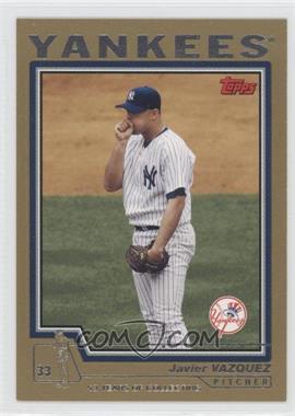 2004 Topps Traded and Rookies - [Base] - Gold #T35 - Javier Vazquez /2004