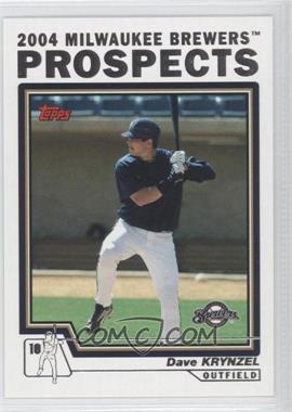 2004 Topps Traded and Rookies - [Base] #T103 - Dave Krynzel