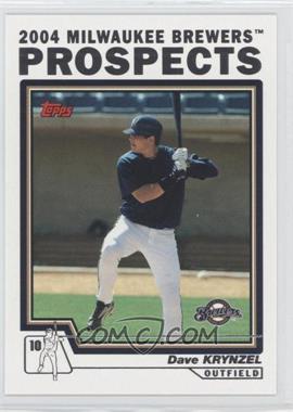 2004 Topps Traded and Rookies - [Base] #T103 - Dave Krynzel