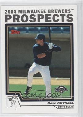 2004 Topps Traded and Rookies - [Base] #T103 - Dave Krynzel