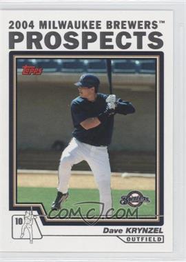 2004 Topps Traded and Rookies - [Base] #T103 - Dave Krynzel