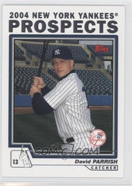 2004 Topps Traded and Rookies - [Base] #T109 - David Parrish