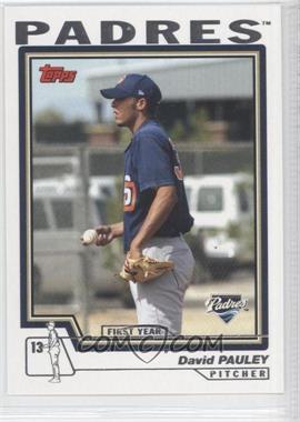 2004 Topps Traded and Rookies - [Base] #T208 - David Pauley