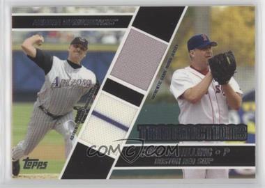 2004 Topps Traded and Rookies - Transactions Dual Relics #DTT-CS - Curt Schilling
