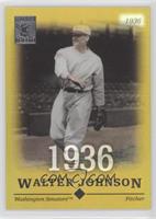 Walter Johnson #/36