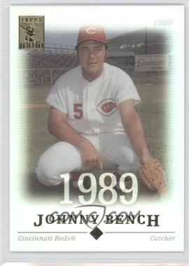 2004 Topps Tribute Hall of Fame - [Base] #8 - Johnny Bench