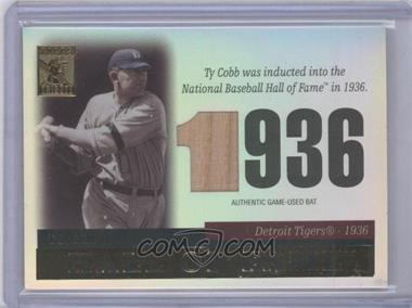 2004 Topps Tribute Hall of Fame - Tribute Relic #TR-TCB - Ty Cobb