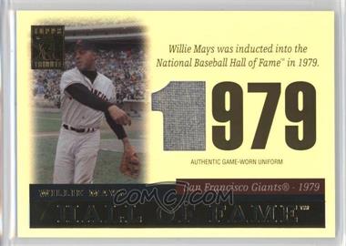 2004 Topps Tribute Hall of Fame - Tribute Relic #TR-WM4 - Willie Mays