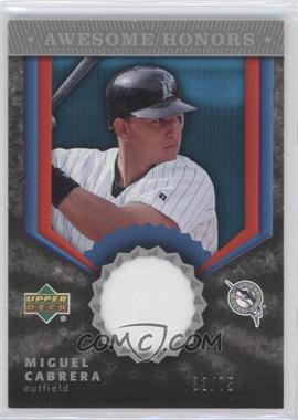 2004 Upper Deck - Awesome Honors Update - Jerseys #AH-MC - Miguel Cabrera /75