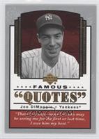 Joe DiMaggio