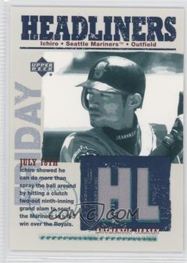 2004 Upper Deck - Headliners Jerseys #HL-IS - Ichiro Suzuki