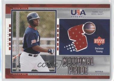 2004 Upper Deck - National Pride Series 1 - Jerseys #USA41 - Delmon Young