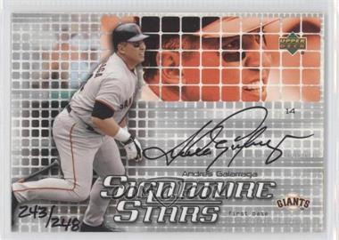 2004 Upper Deck - Signature Stars - Series 1 Black Ink #SS-AG - Andres Galarraga /248