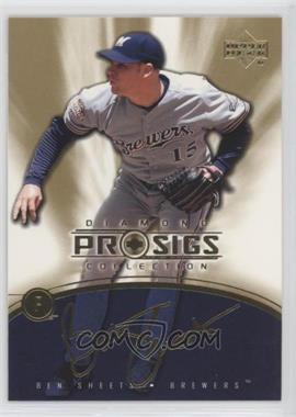 2004 Upper Deck Diamond Collection Pro Sigs - [Base] - Gold #81 - Ben Sheets